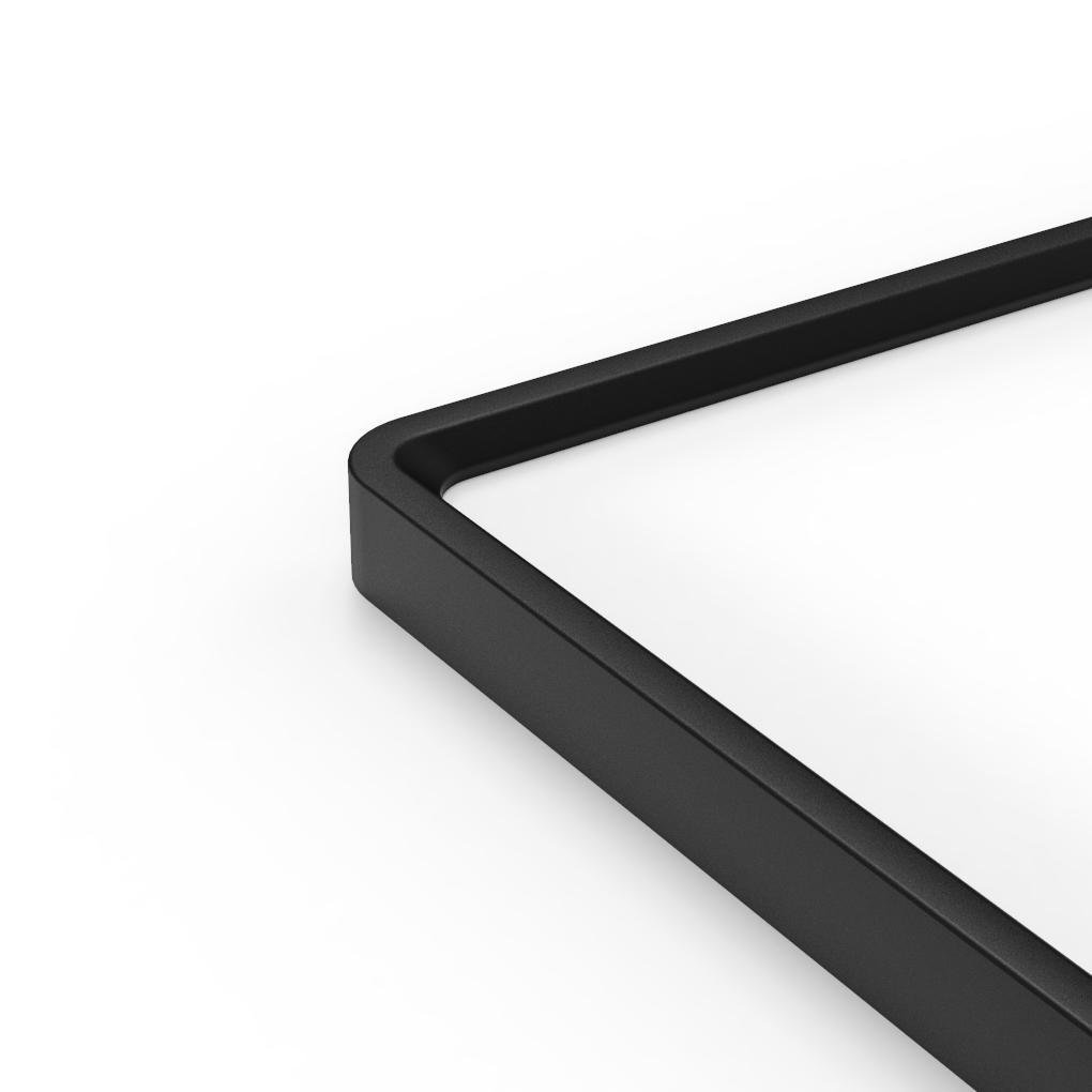 Modern Flat Square Black Flush Mount Ceiling Lights