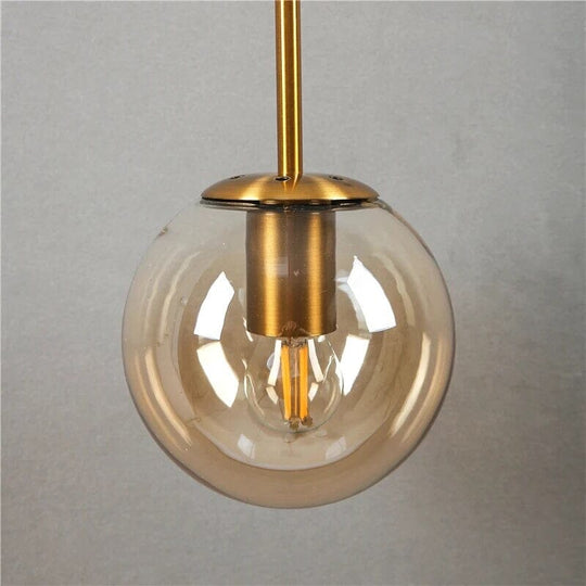 Ines Glass Hanging Ball Wall Lamp - Scandinavian Serenity for Your Space