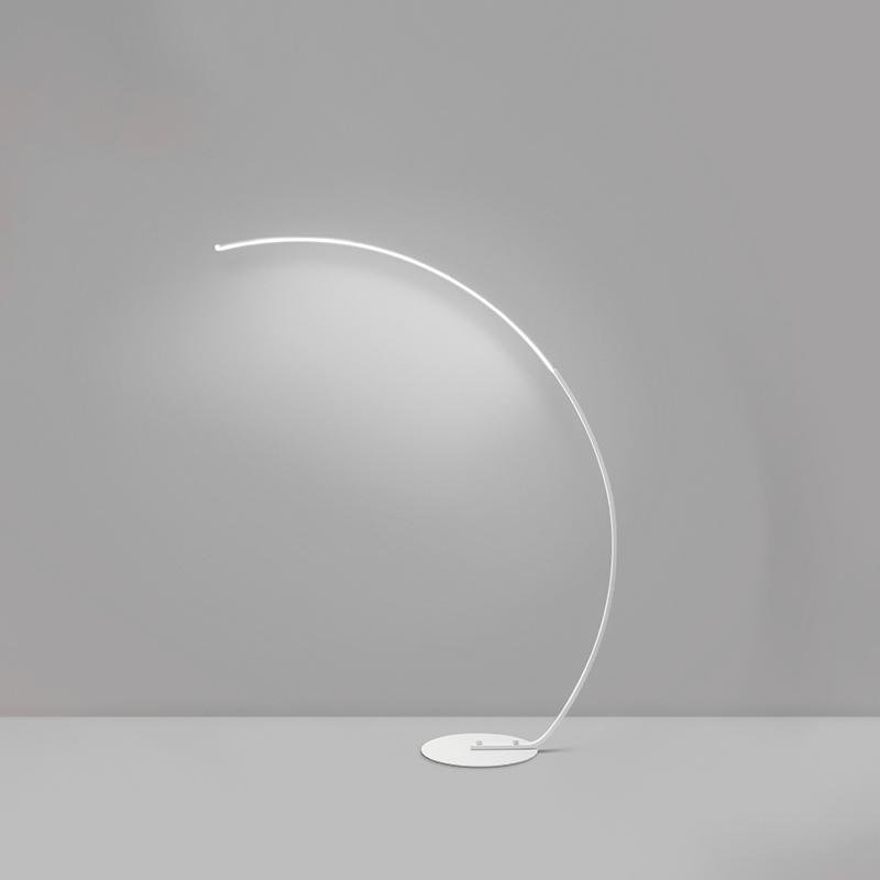 Modern LED Arc Floor Lamp with Remote Control