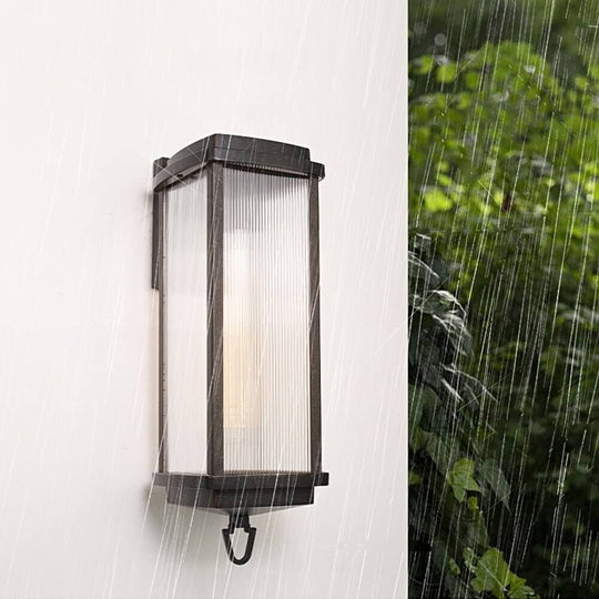 Outdoor Rectangular Wall Lantern Sconce