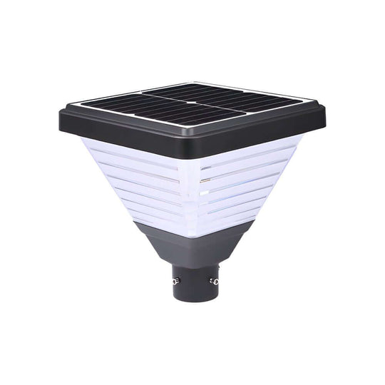 Black Solar LED Square Post Street Light – 98"/118" Options