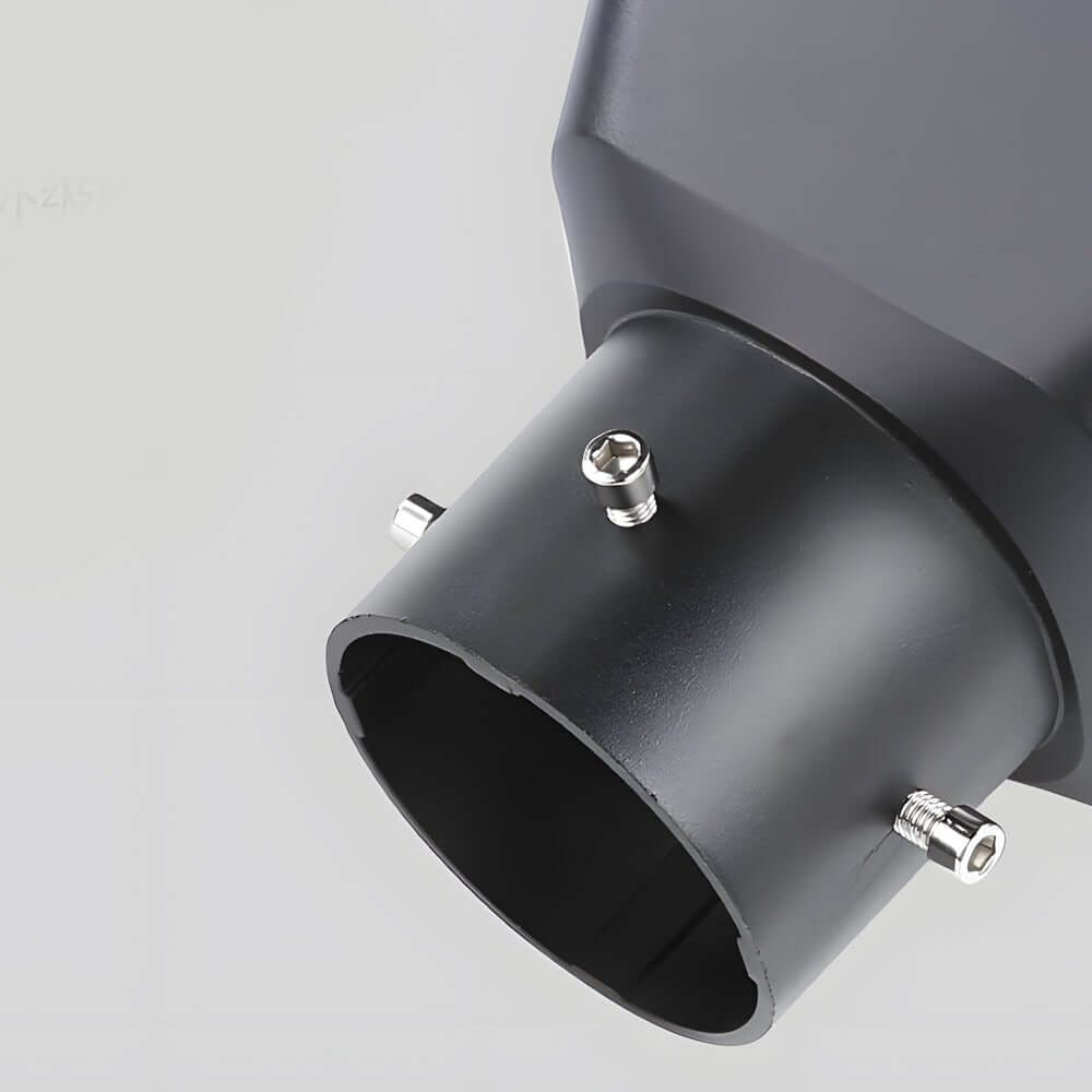 Black Solar LED Square Post Street Light – 98"/118" Options