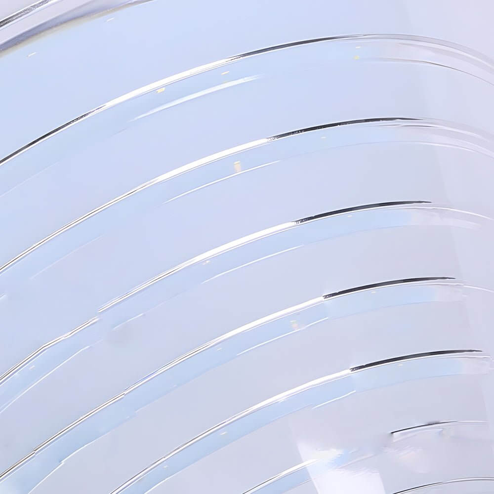 Round Solar LED Outdoor Lamp Post in Black