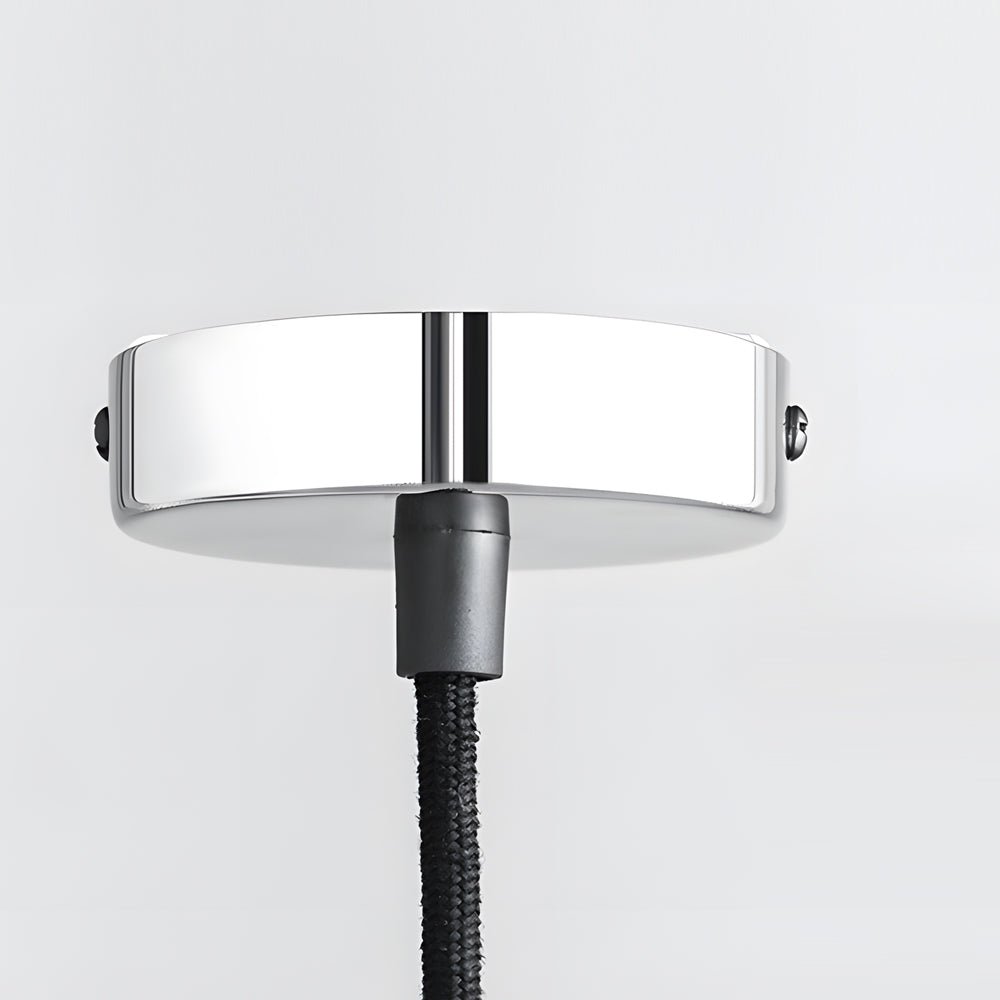 1 Light Striped Glass Shade Tungsten Wire 40W Pendant Lights