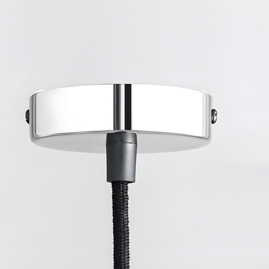 1 Light Striped Glass Shade Tungsten Wire 40W Pendant Lights