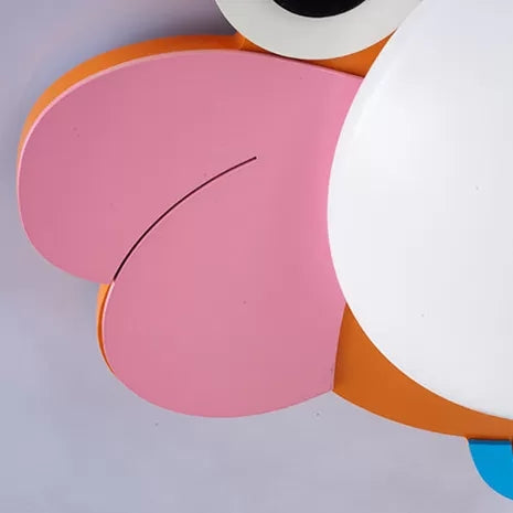 Fish Cartoon LED Wall Sconce for Boy's and Girl's Bedroom - Wood and Acrylic