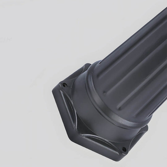 102-Inch Black Outdoor Street Light – 3-Head Post Lamp with Pole