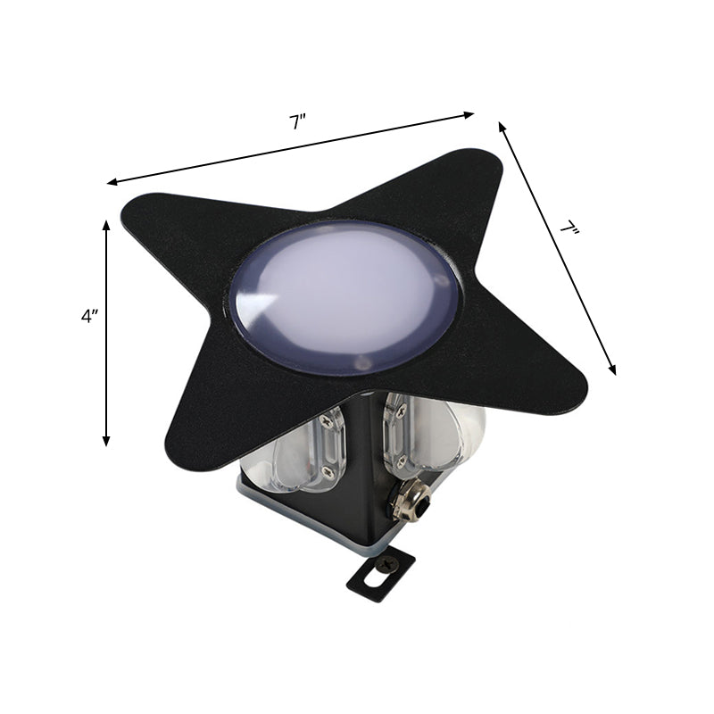 Metallic RGB Color Changing Outdoor Wall Lamp for Modern Décor