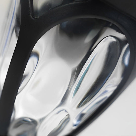 2PCS Intelligent Solar LED Lawn Lamps with Black Opaque Glass Shade