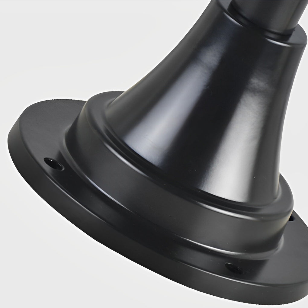 Intelligent Modern Solar LED Lamp Post – Outdoor Waterproof Round Light