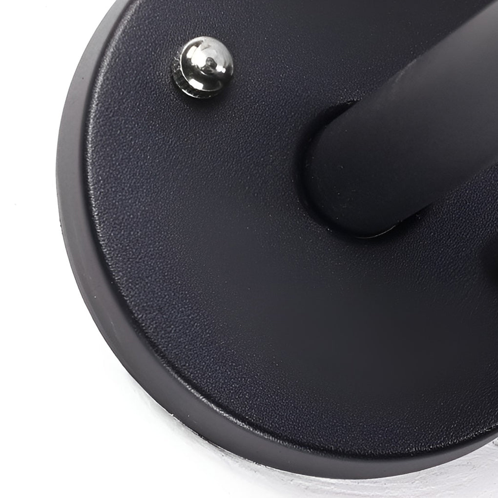 Round Three Step Dimming LED Solar Wall Lights – Waterproof Outdoor Lamp