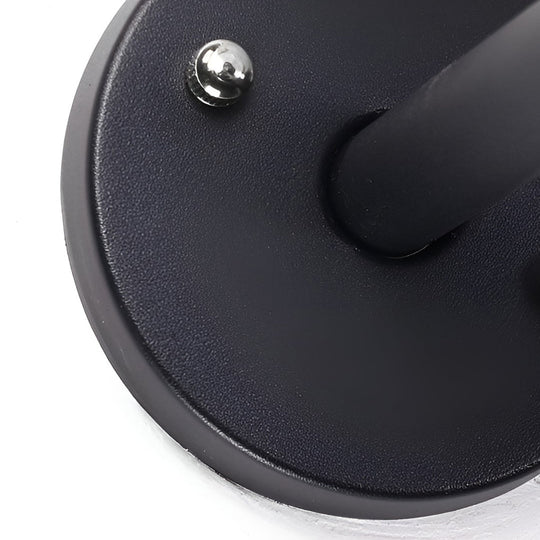 Round Three Step Dimming LED Solar Wall Lights – Waterproof Outdoor Lamp