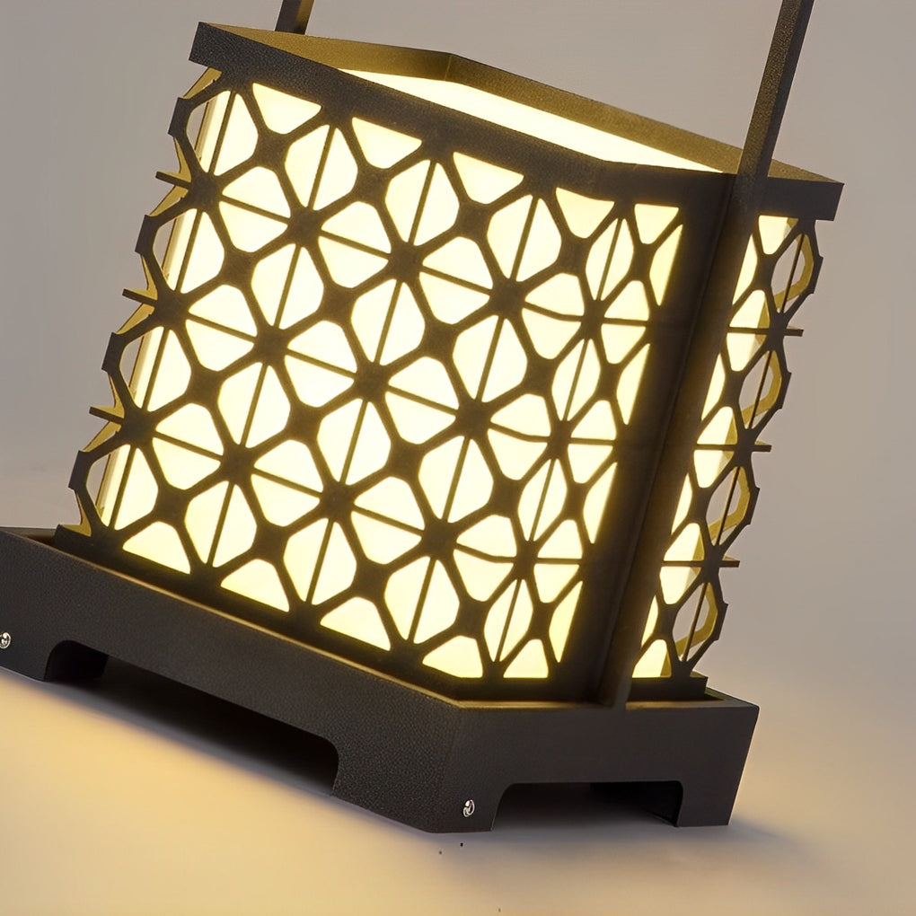 Retro Portable LED Solar Lawn Lamp – Waterproof Outdoor Light