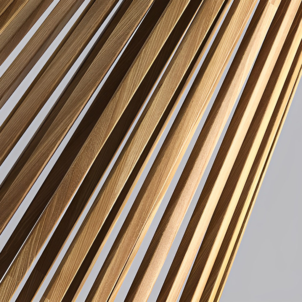 Adjustable Portable Wood Solar LED Outdoor Garden Light