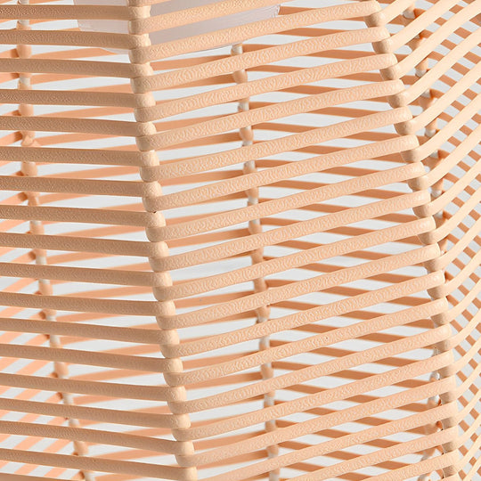 Portable Rattan LED Waterproof Solar Powered Outdoor Lantern Lights