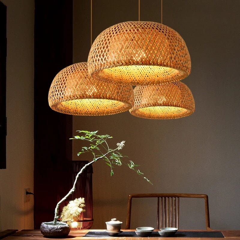 Faith Bamboo Pendant Light