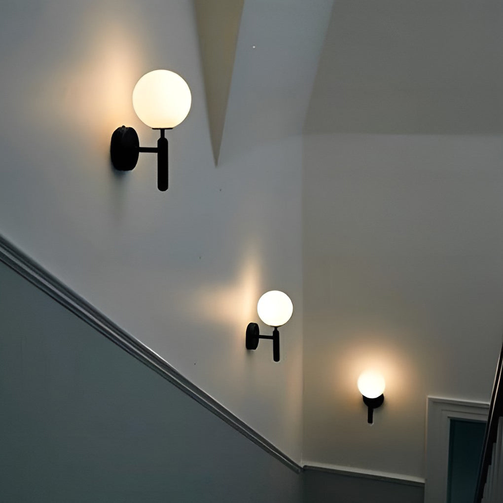 Glass Ball Shaped 5W LED Nordic Wall Sconce Lighting