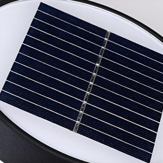 Round Three Step Dimming LED Solar Wall Lights – Waterproof Outdoor Lamp