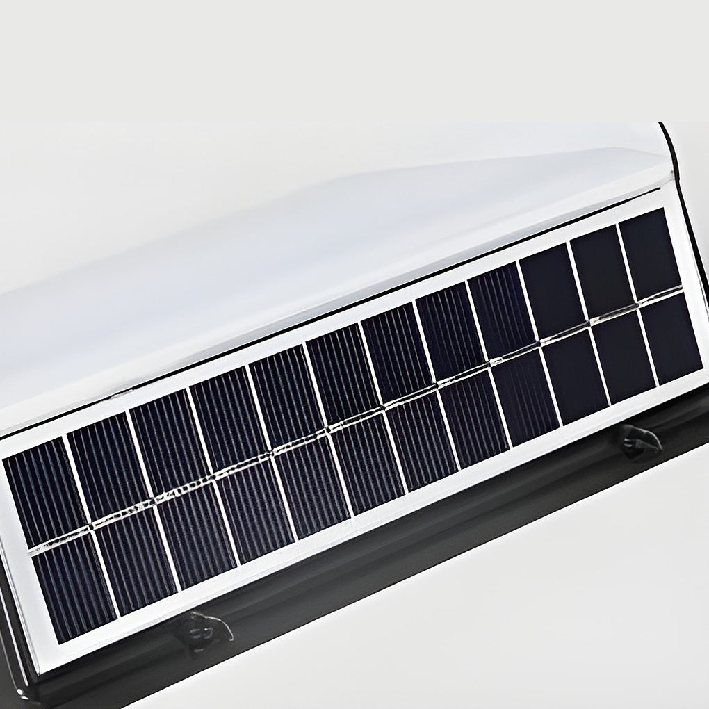 Long Acrylic LED Solar Outdoor Wall Light Waterproof Linear Lamp