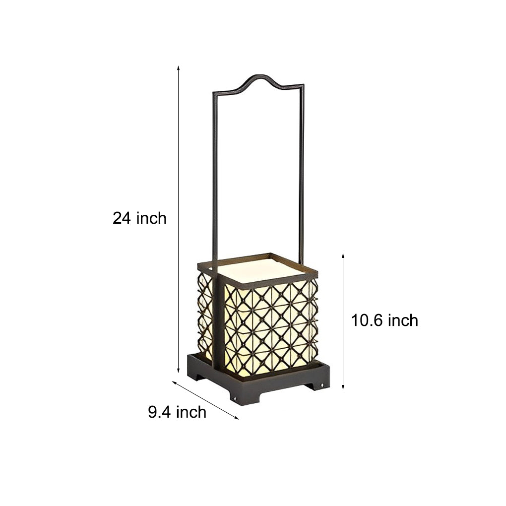 Retro Portable LED Solar Lawn Lamp – Waterproof Outdoor Light