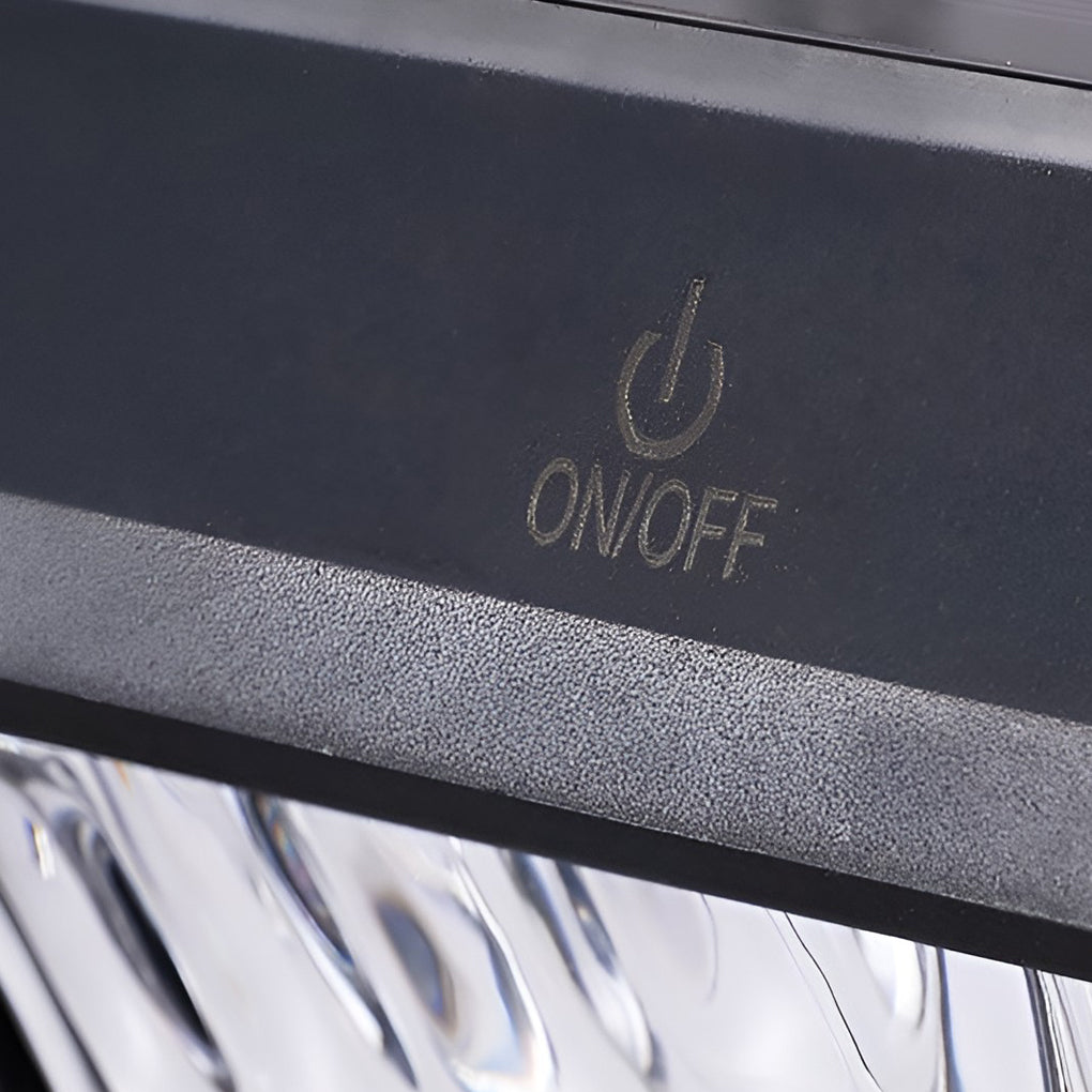 Solar LED Outdoor Wall Sconce with Touch Switch