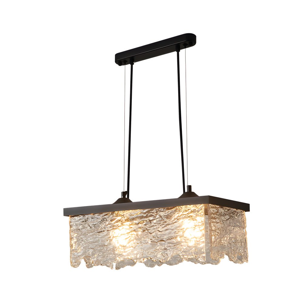 1 or 2 Light Glass 3 Step Dimming Chandelier Dining Room Light Fixtures