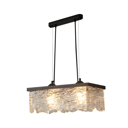 1 or 2 Light Glass 3 Step Dimming Chandelier Dining Room Light Fixtures