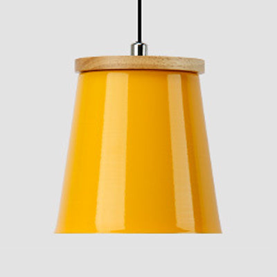 Modern Metallic Bucket Pendant Light for Kitchen and Dining Room