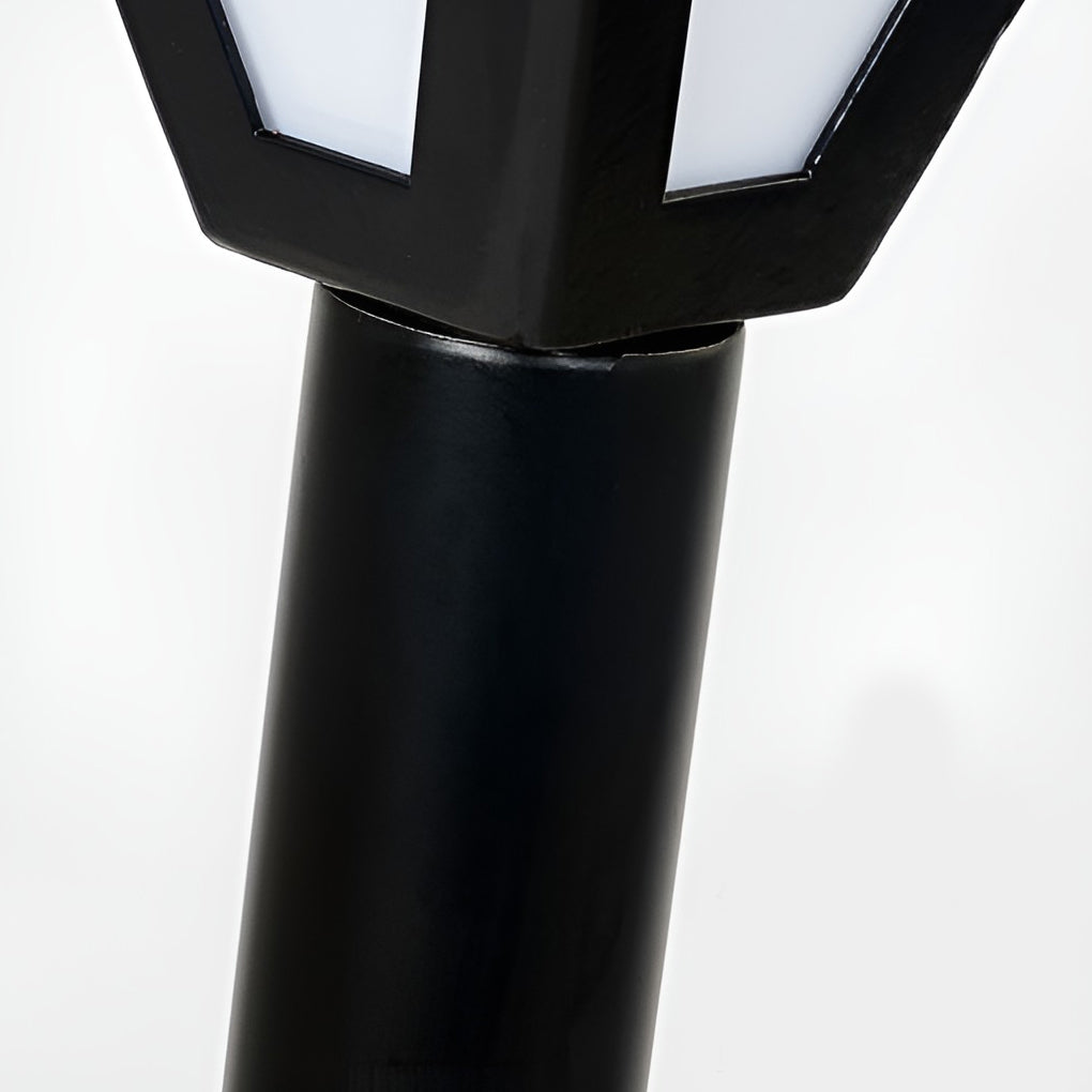 Sleek Solar LED Outdoor Pathway Post Light Waterproof