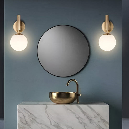 Glass Ball Shaped 5W LED Nordic Wall Sconce Lighting