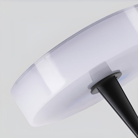 Seamless Solar Disk Lights Elegant LED Ground Lighting for Outdoor Landscapes