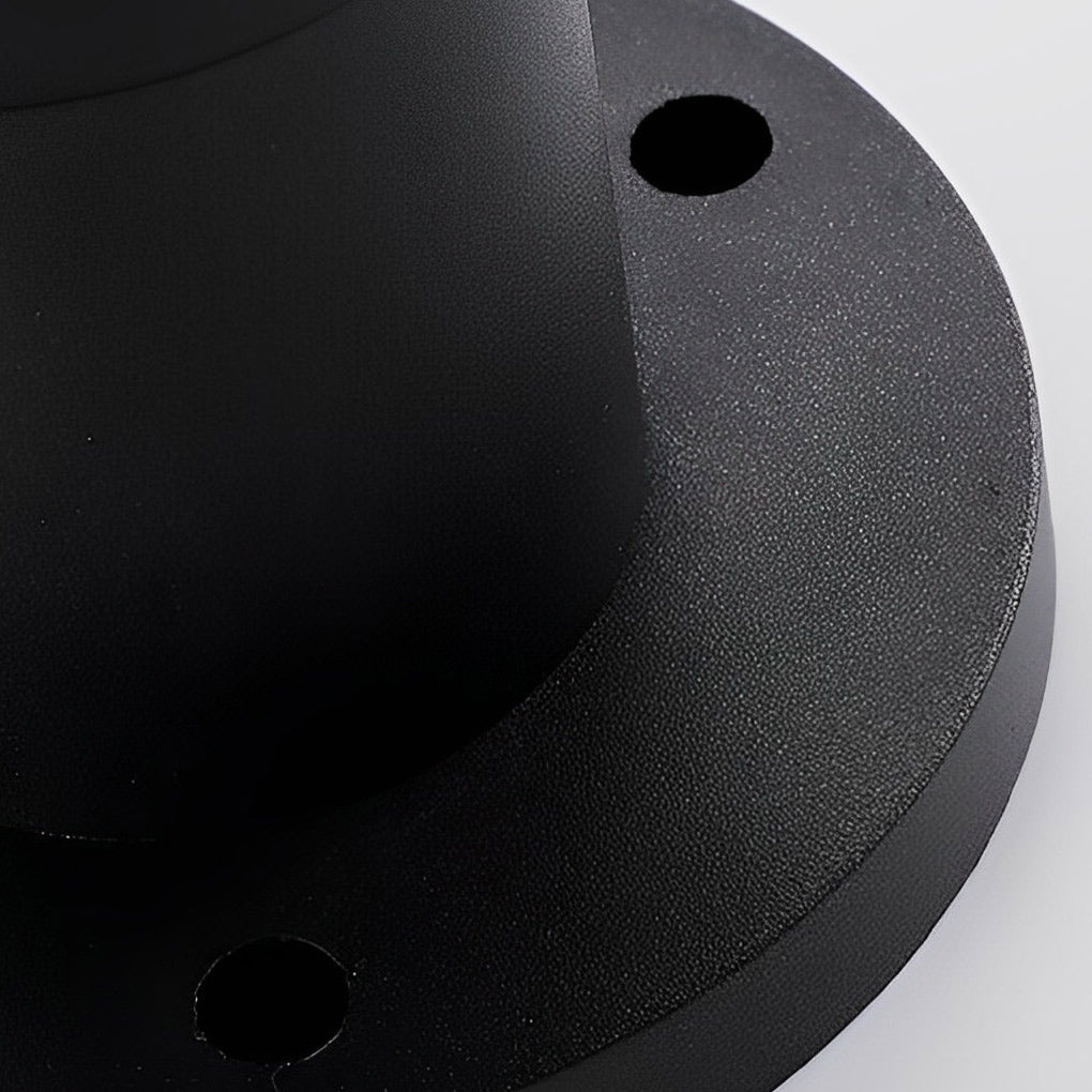 Round Dimmable LED Solar Fence Post Light Waterproof Outdoor Lamp