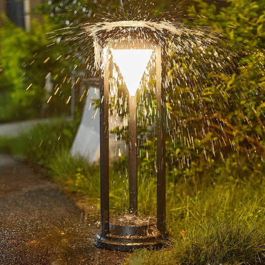 Adjustable Brightness LED Solar Path Lights Waterproof Lawn Lamps