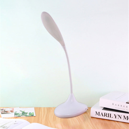 Rotatable Arm LED Desk Lamp Blue/White with USB Charging - Ideal for Study and Reading