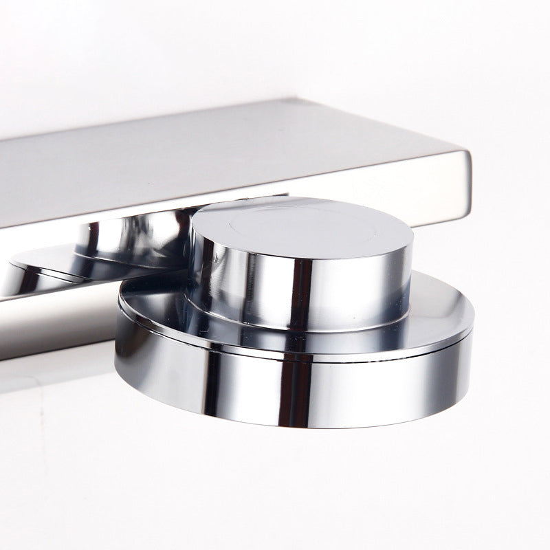 Contemporary Round Wall Lamp - Stainless Steel with 2/3 Lights and Warm/White Light, Silver Finish, Acrylic Shade