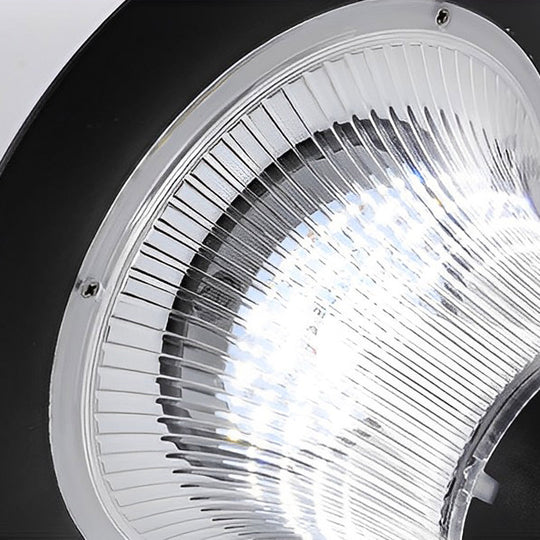 Round Dimmable LED Solar Fence Post Light Waterproof Outdoor Lamp