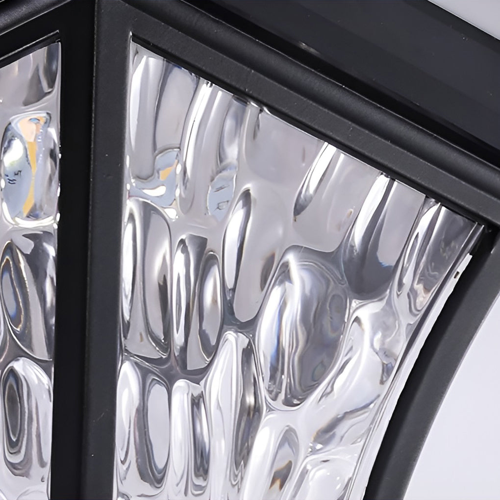 Solar LED Outdoor Wall Sconce with Touch Switch