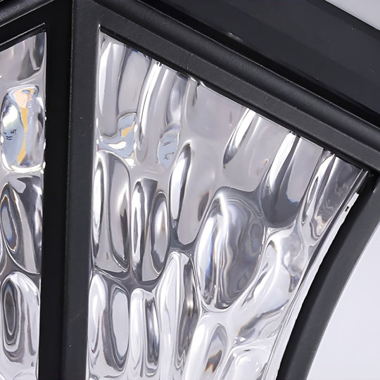 Solar LED Outdoor Wall Sconce with Touch Switch