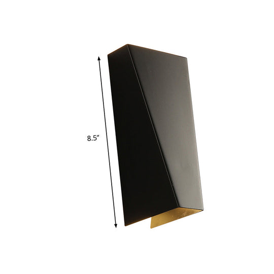Modern Trapezoid Wall Washer LED Bedside Wall Lamp" in Black/White