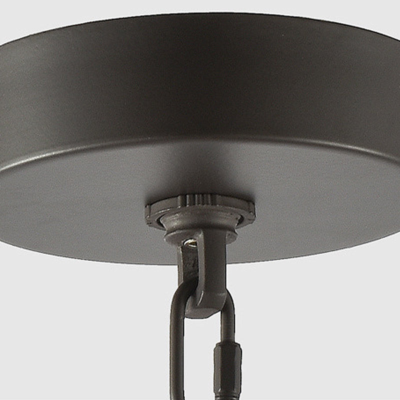 Modern Black Triangle Design Chandelier Pendant with Clear Frosted Glass - 3 Lights - Living Room Ceiling Light