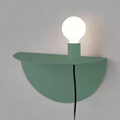 Kids Bedroom Wall Light - Nordic Style Open Bulb Sconce"