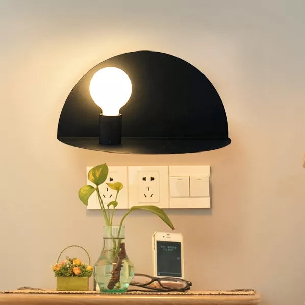 Kids Bedroom Wall Light - Nordic Style Open Bulb Sconce"