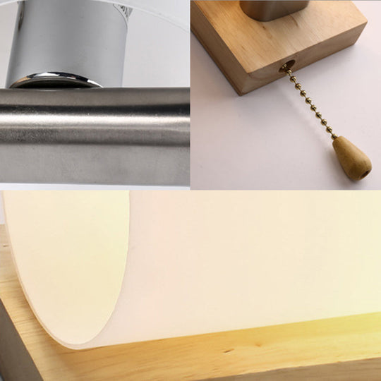 Opal Glass Sconce Wall Lamp with White Finish for Bedroom and Cafe Lighting