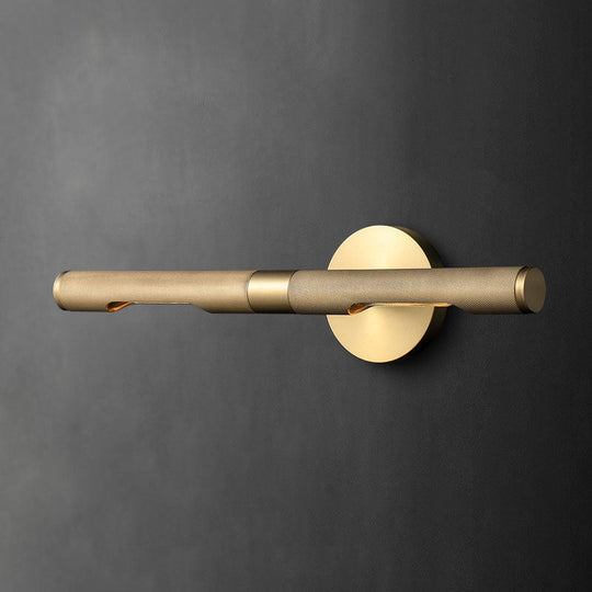 Colonial-style Black/Gold Vanity Light Fixture for Bathroom Walls