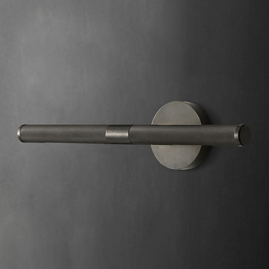 Colonial-style Black/Gold Vanity Light Fixture for Bathroom Walls