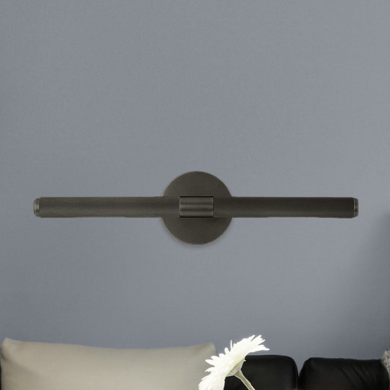 Colonial-style Black/Gold Vanity Light Fixture for Bathroom Walls