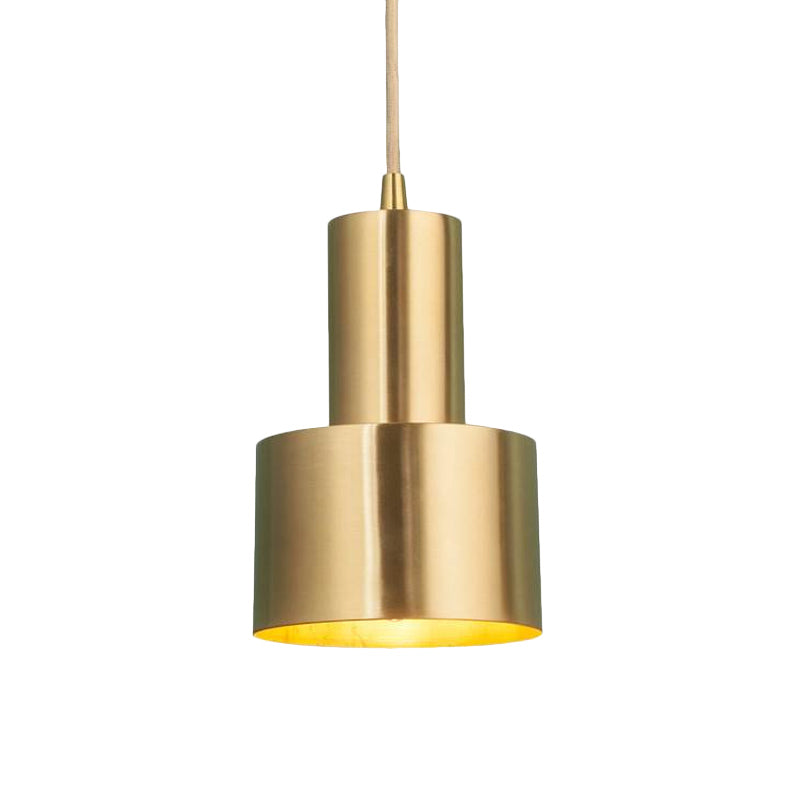Brass Finish Mini Grenade Iron Pendulum Pendant Light – Postmodern Single Lighting Fixture