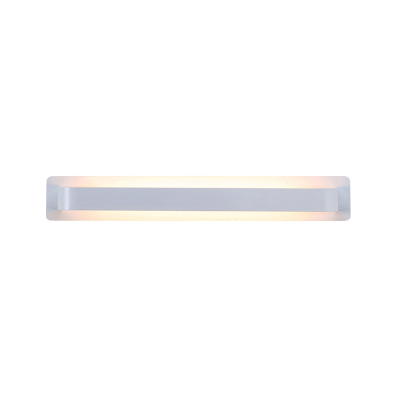 Modern Black/Gray/White LED Linear Wall Sconce for Living Room Décor
