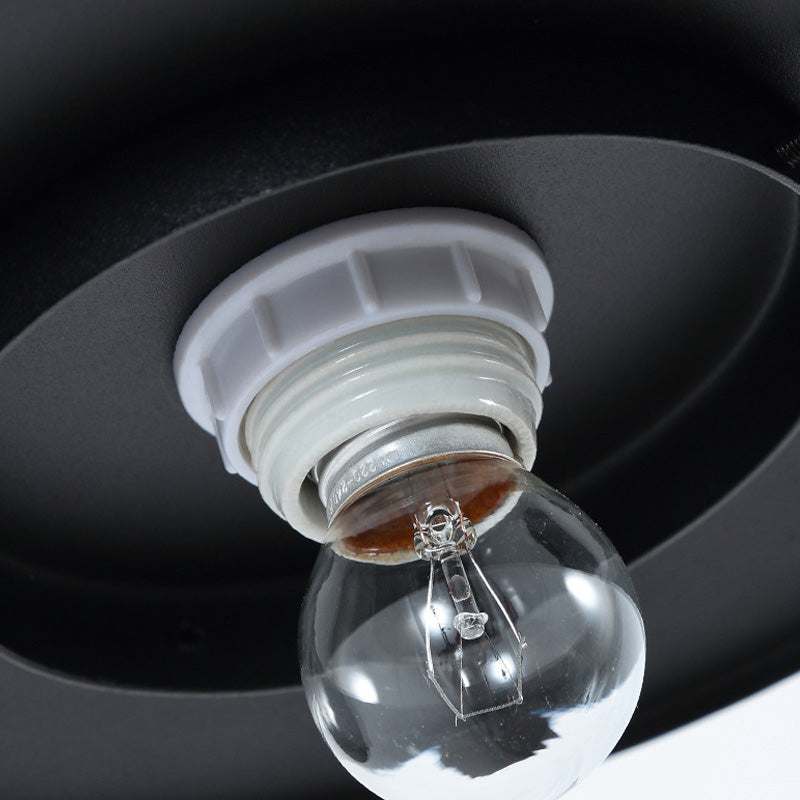 Milky Glass Coffee Wall Sconce Light - Conical Industrial Fixture with Metal Gooseneck Arm