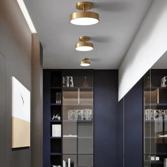 Creative Aisle Light Corridor Stairs Full Copper Lamp